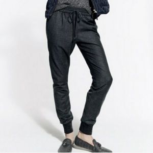 Like New J. Crew Wool Blend Charcoal Gray Joggers